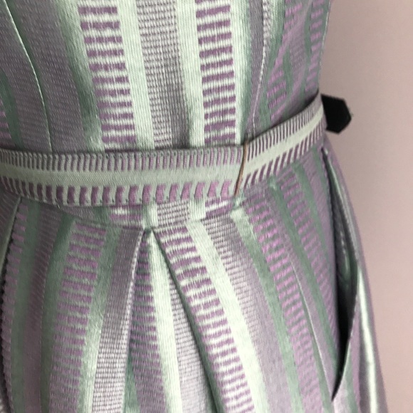 Hunter Dixon Silk Striped Dress - Picture 9 of 10